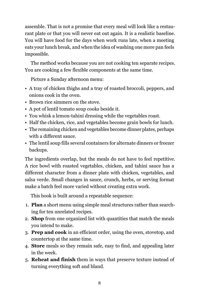 Formatted sample interior page