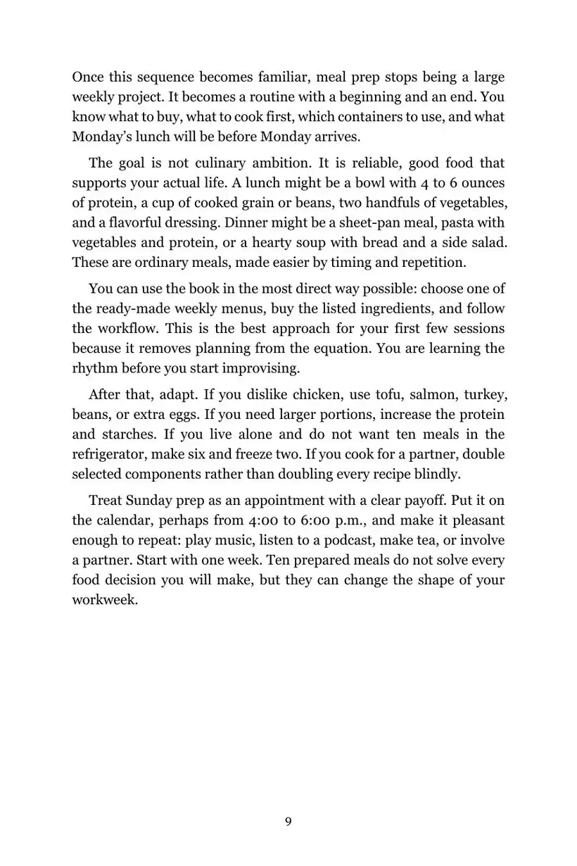 Formatted sample interior page